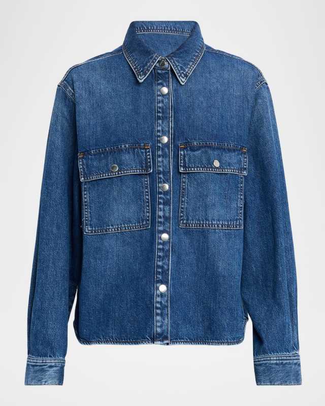 The Long-Sleeve Denim Shirt